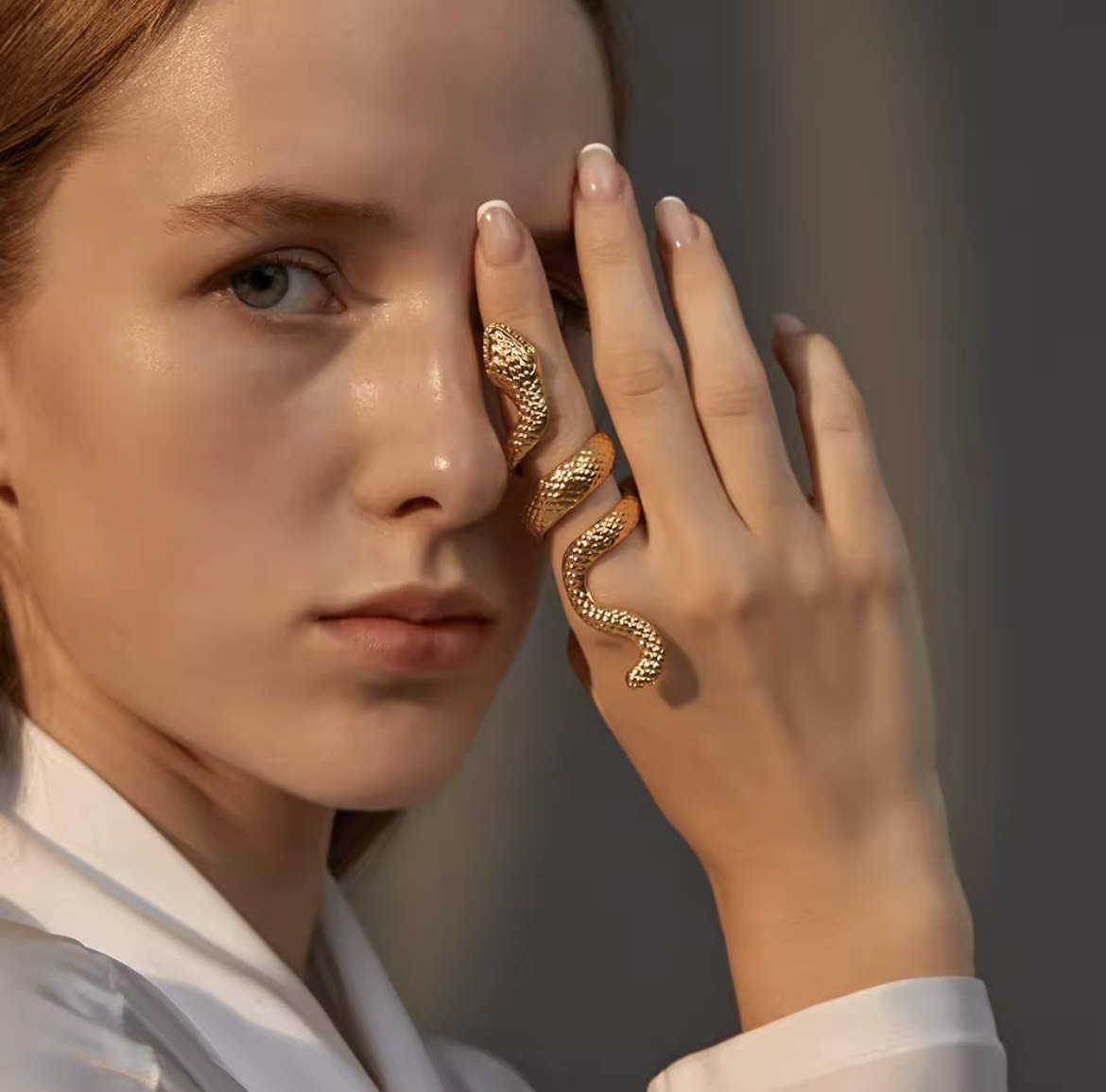 Snake Adjustable Ring