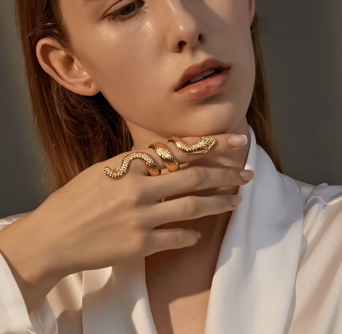 Snake Adjustable Ring
