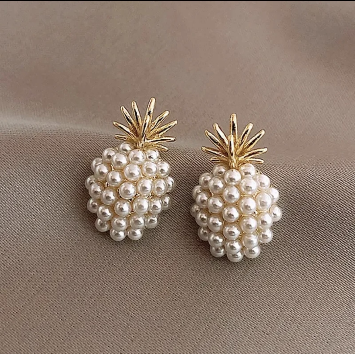 Pineapple Stud Korean Earring