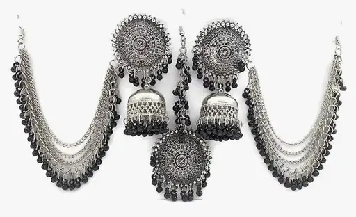 How to Style Oxidised Jhumka & Silver Earrings with Every Outfit – A Timeless Guide
